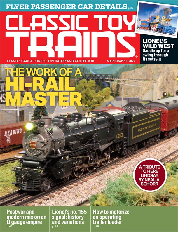 Classic Toy Trains March/April 2022