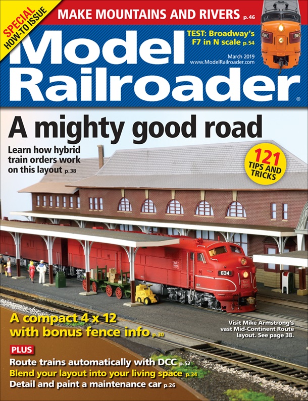Model Railroader March 2019