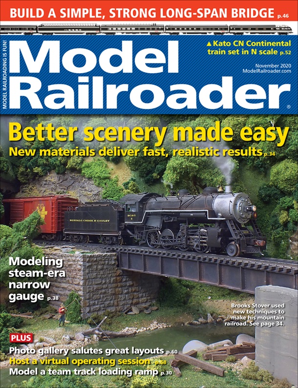 Model Railroader November 2020
