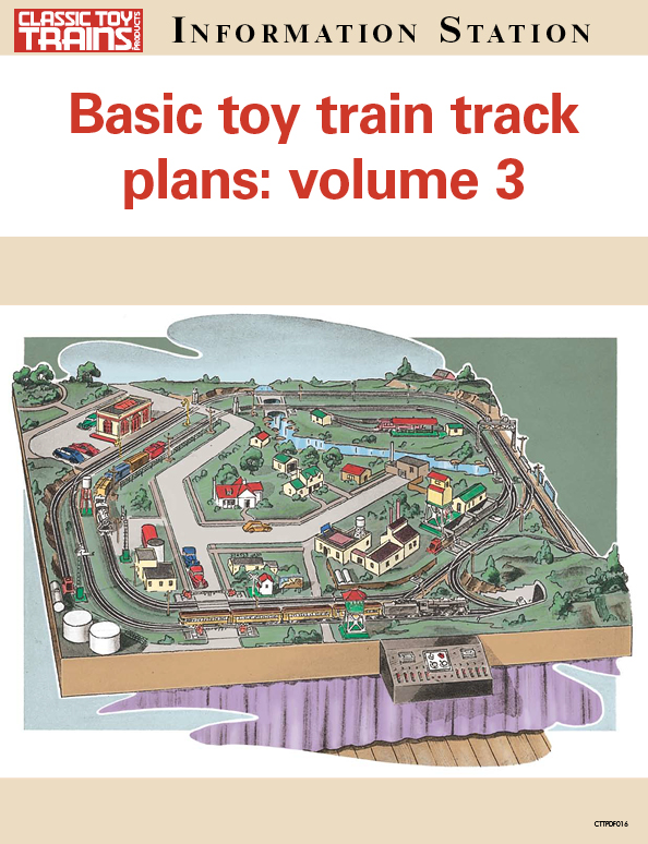 Basic Toy Train Track Plans Vol. 3
