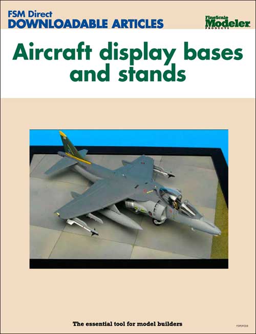 Aircraft display bases and stands 