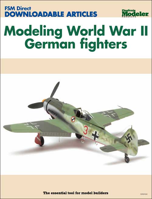Modeling World War II German fighters