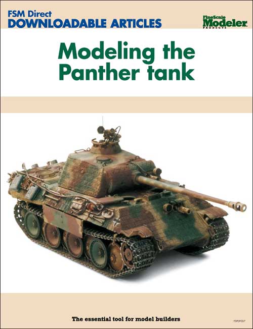 Modeling the Panther tank 