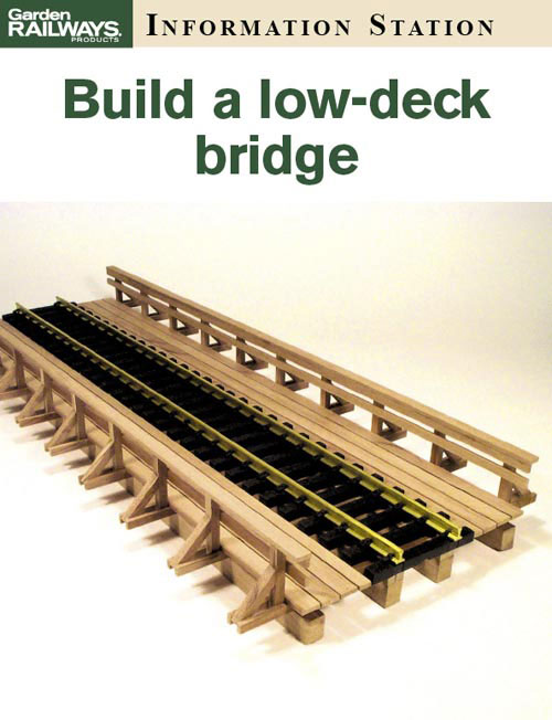 Build a low-deck bridge