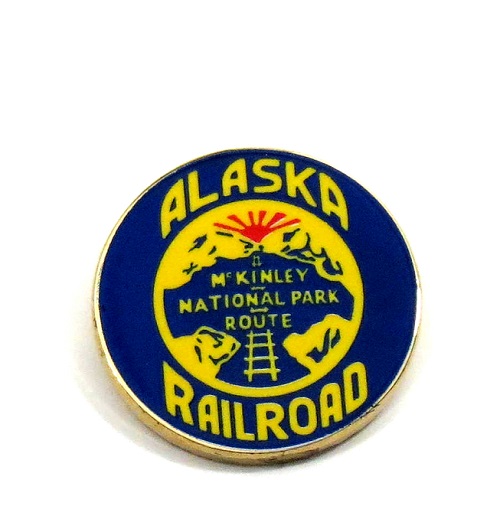 Alaska Railroad Pin