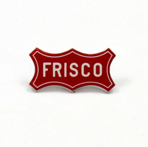 Frisco Red Silver Pin