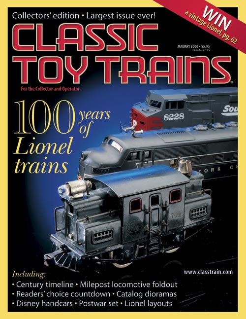 Classic Toy Trains January 2000