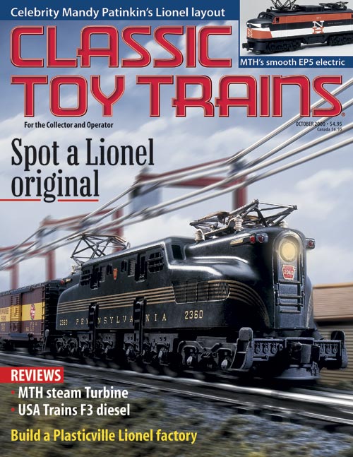 Classic Toy Trains October 2000