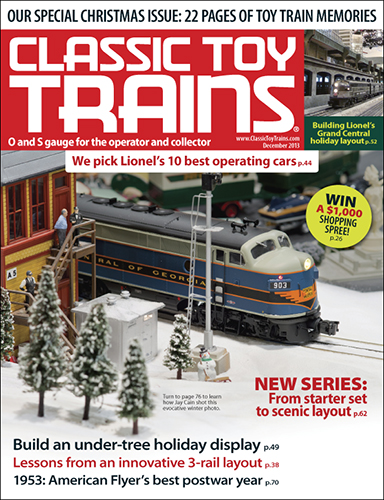 Classic Toy Trains December 2013