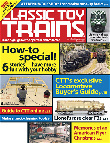 Classic Toy Trains January 2014