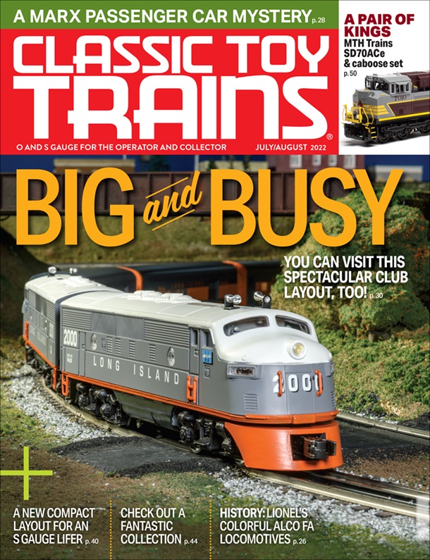 Classic Toy Trains July/August 2022