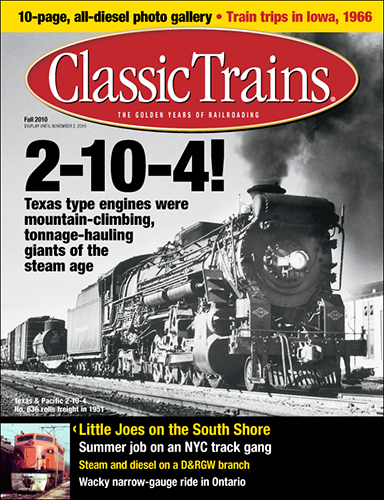 Classic Trains Fall 2010