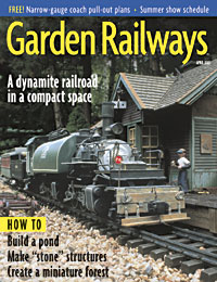 Garden Railways April 2002