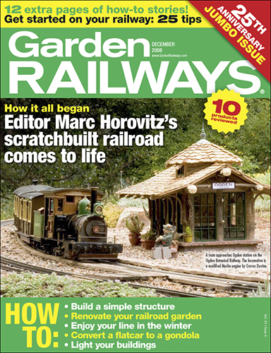 Garden Railways December 2008