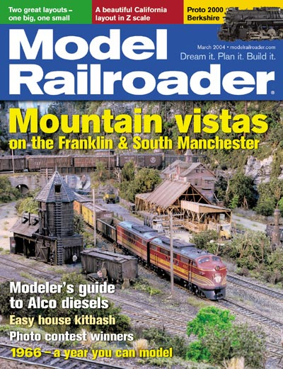 Model Railroader March 2004