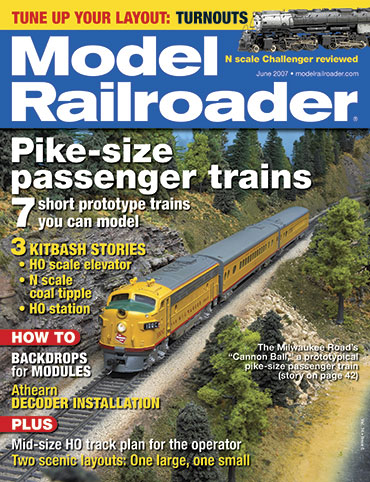 Model Railroader June 2007