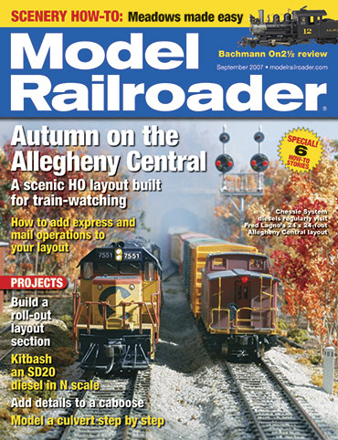 Model Railroader September 2007