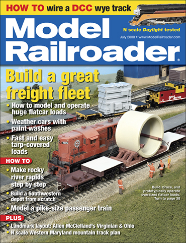 Model Railroader July 2008