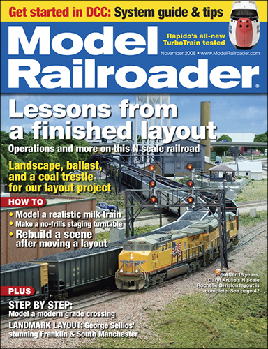 Model Railroader November 2008