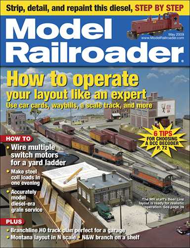 Model Railroader May 2009