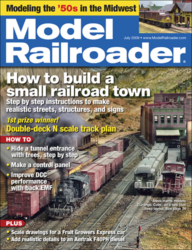 Model Railroader July 2009