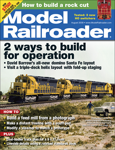 Model Railroader August 2009