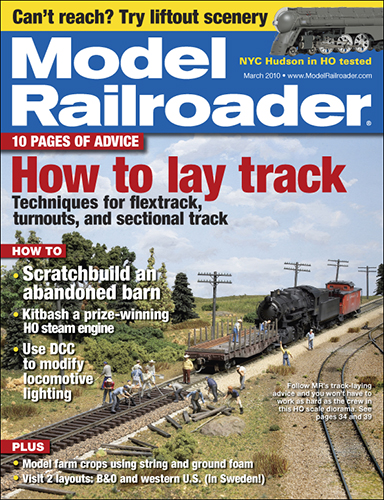 Model Railroader March 2010