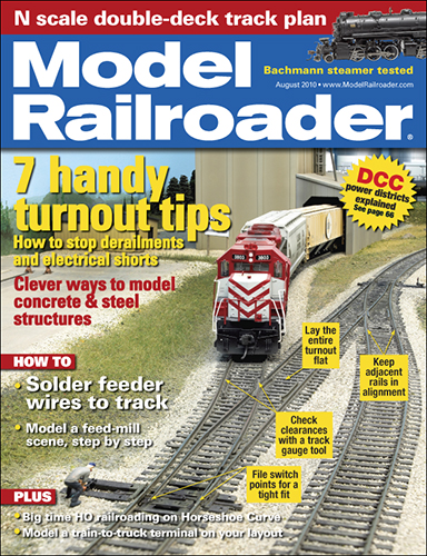 Model Railroader August 2010