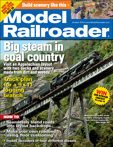 Model Railroader October 2010 