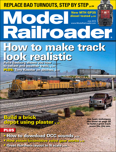 Model Railroader July 2013
