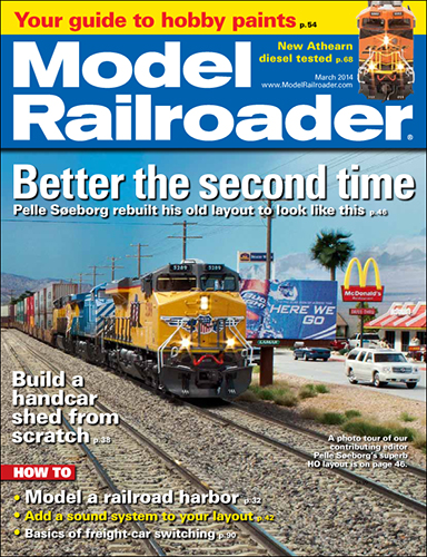 Model Railroader March 2014