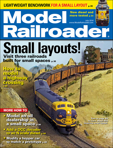 Model Railroader July 2014