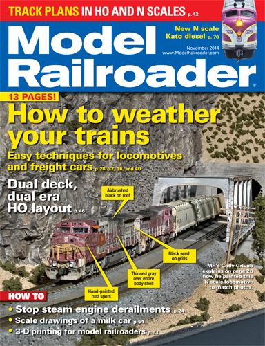 Model Railroader November 2014