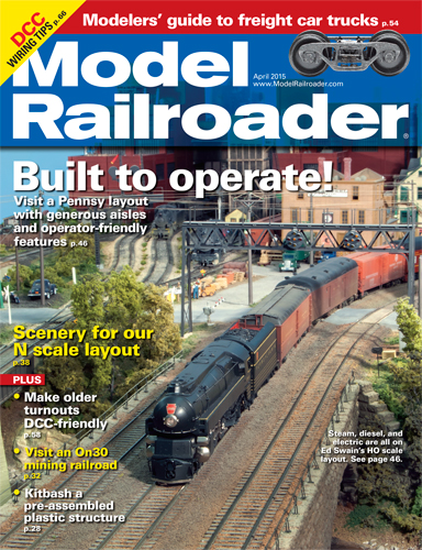 Model Railroader April 2015