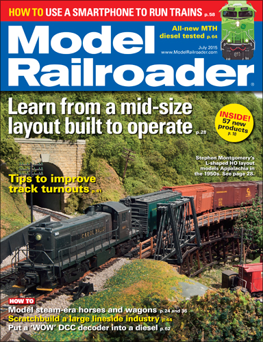 Model Railroader July 2015