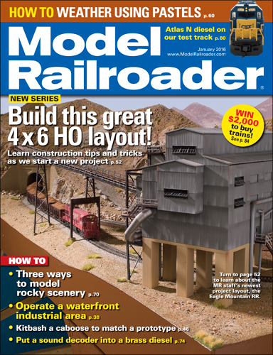 Model Railroader January 2016