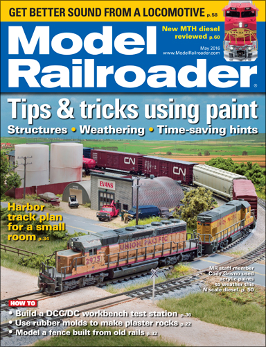Model Railroader May 2016