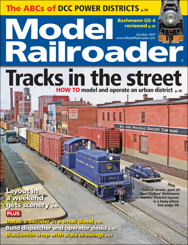 Model Railroader October 2017