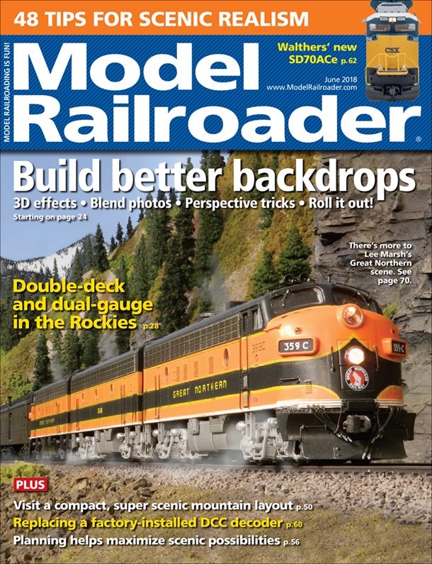 Model Railroader June 2018
