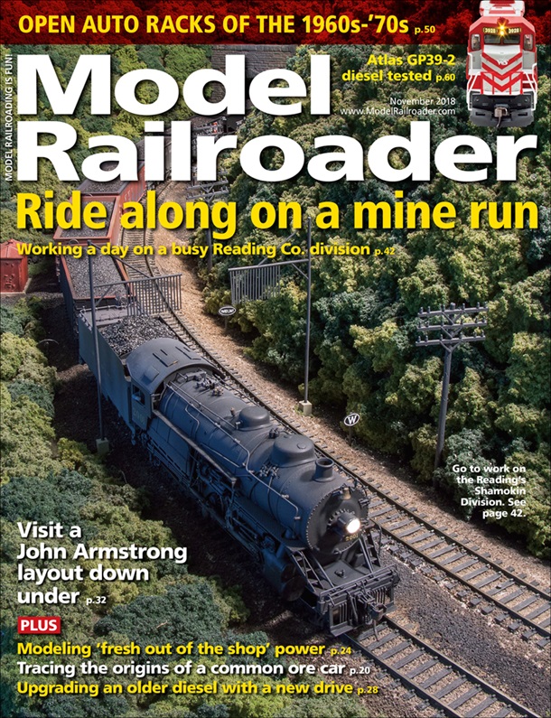 Model Railroader November 2018