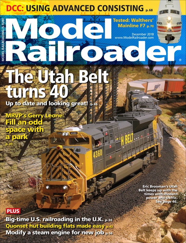 Model Railroader December 2018