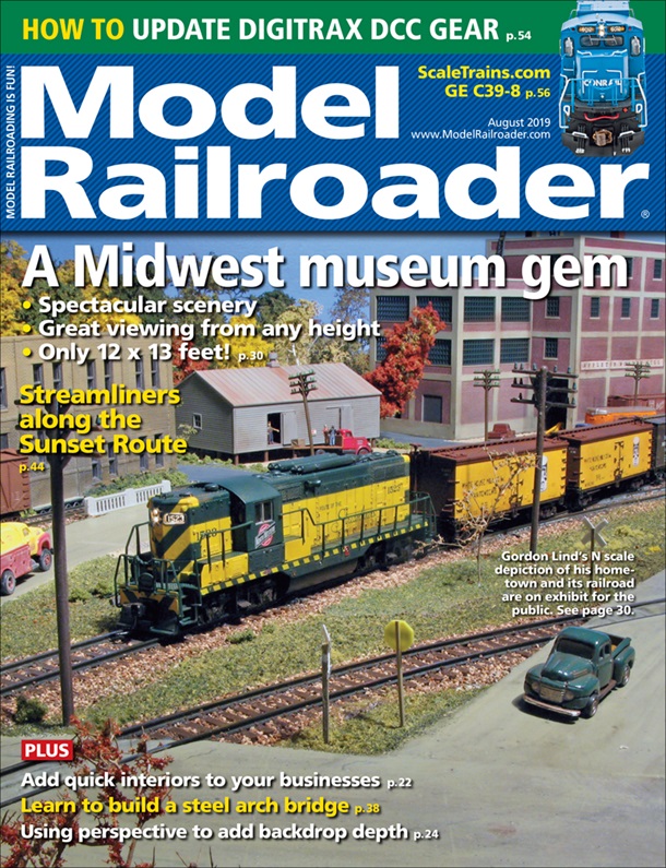 Model Railroader August 2019