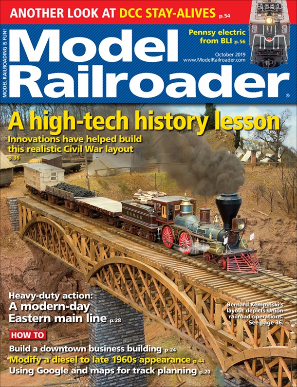 Model Railroader October 2019