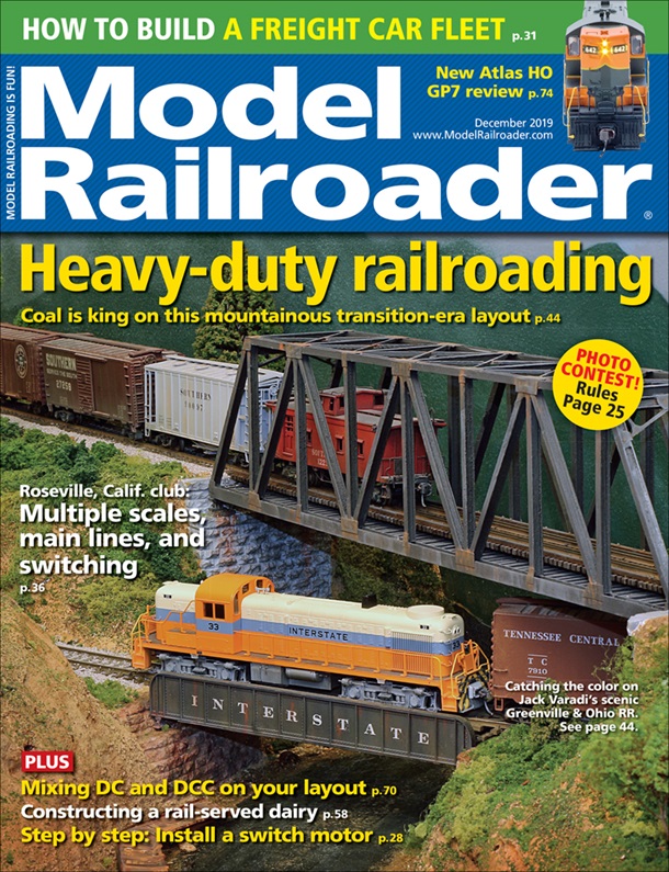Model Railroader December 2019