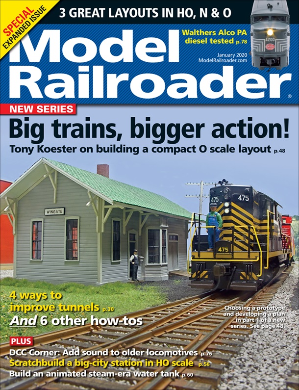 Model Railroader January 2020