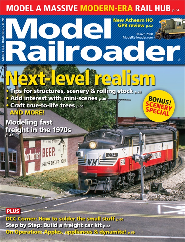 Model Railroader March 2020