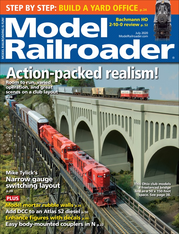 Model Railroader July 2020