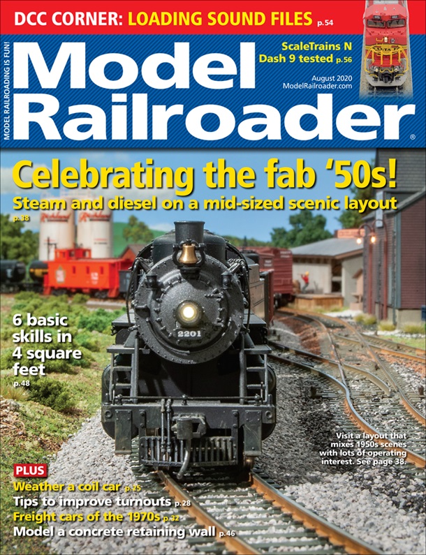 Model Railroader August 2020
