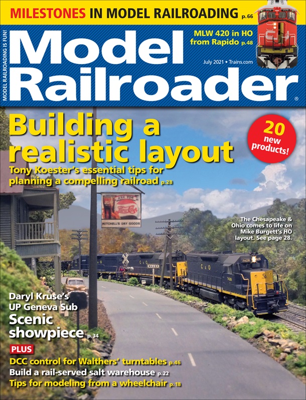 Model Railroader July 2021