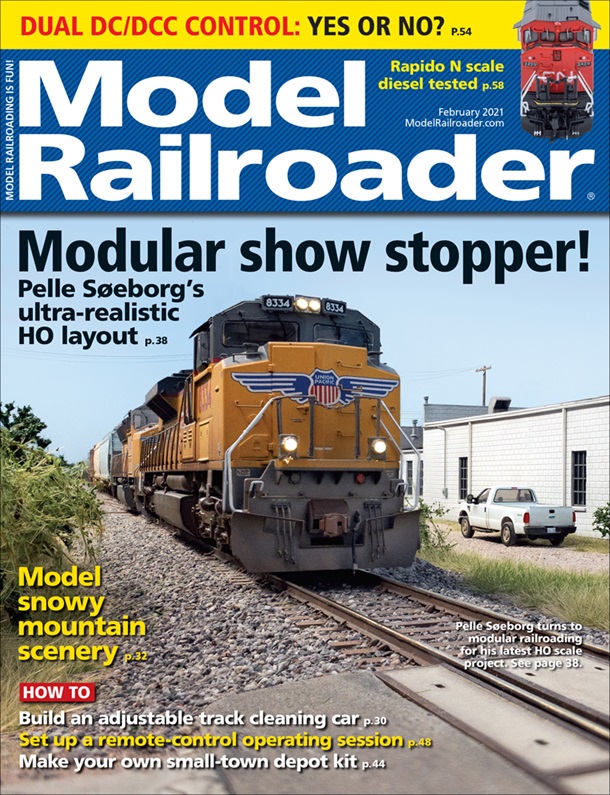 Model Railroader February 2021